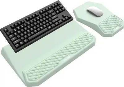 NEW 3-in-1 Ergonomic Keyboard Stand with Wrist Rest & Mouse Pad, View more
