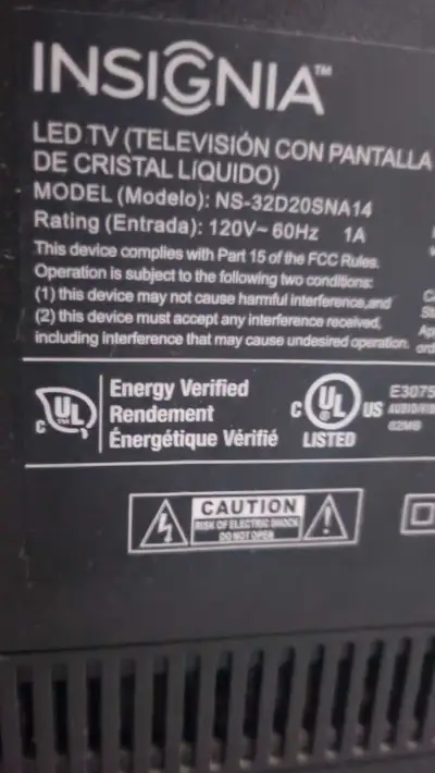 Insignia 32" LED TV, View more