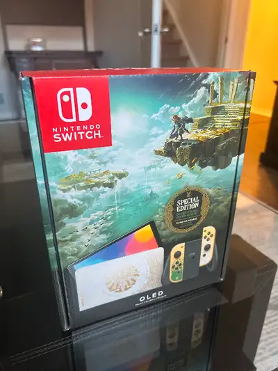 Brand new in box (unopened) Nintendo Switch - OLED Edition - The Legend of Zelda: Tears of the Kingd...