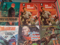 Bob Morane Bandes dessinées BD Lot de 10 bd + 1 roman 
