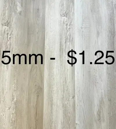 Prices vary from $1.25/sqft to 2.19/sqft Please contact us for more details Luxury SPC Vinyl Plank F...