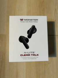 Écouteurs sans fil Monster N-Lite utilisés 1 -2 fois à vendre