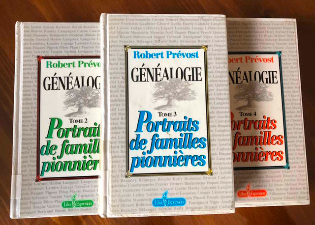 "Portraits de familles pionnières", par Robert Prévost dans Autre  à Longueuil/Rive Sud