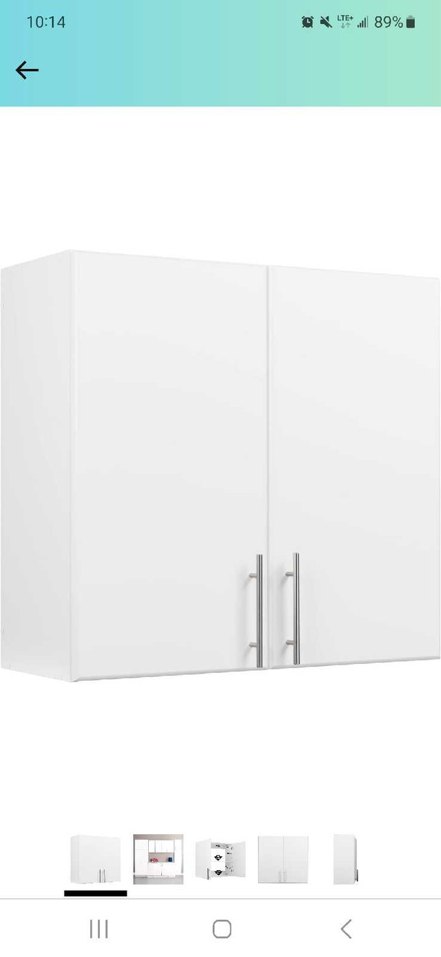Prepac Elite 32" Wall Cabinet, White Storage Cabinet in Cabinets & Countertops in Markham / York Region - Image 3