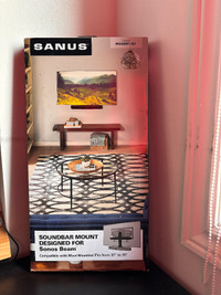 For Sale: Sanus Soundbar Mount for Sonos Beam (Model: WSSBM1-B2