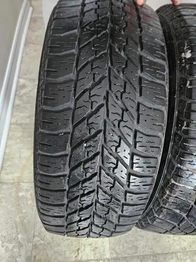 2 winter tires size 235 55 R17 for sale only $50