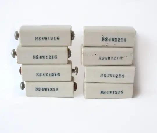 Vintage Steatite Ceramic Insulators NS4W1216 Eight Pieces Army, photo 1