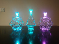 3 X Glass bottles