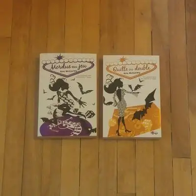 2 livres: $1. chacun. MORDUE AU JEU - QUITTE OU DOUBLE., View more