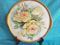 ROUND HAND PAINTED TRAY