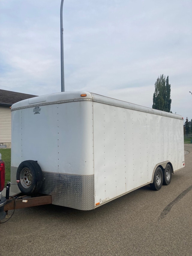 8.5x20 enclosed trailer Cargo & Utility Trailers Edmonton Kijiji