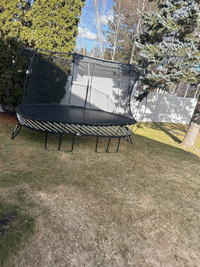 Spring free trampoline