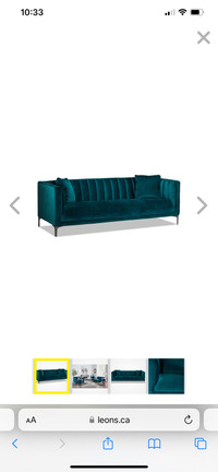 Leon’s staging sofa -like brand new 