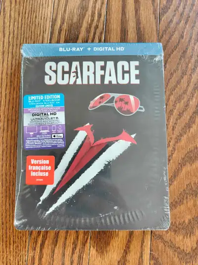 Scarface Limited Edition Blu-Ray + Digital HD Steelbook (new), View more