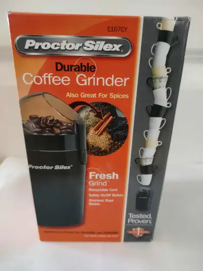 New in box--Durable Proctor Silex Coffee/Spice Grinder - Yorkton, View more