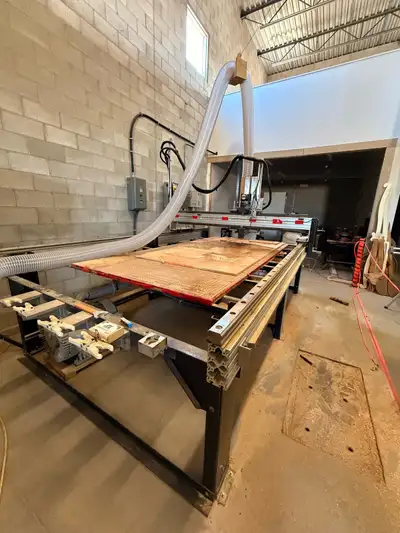 Industrial CNC Router 15x8 FT – Upgraded System – German Frame /, View more