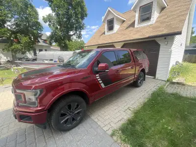 2018 FORD F150 LARIAT SPORT SPECIAL EDITION PACKAGE, 5.0L V8 10 SPEED, 5.5BOX, 502A PACKAGE, HEATED...