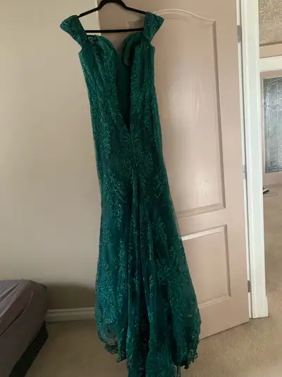 emerald green prom dress, View more