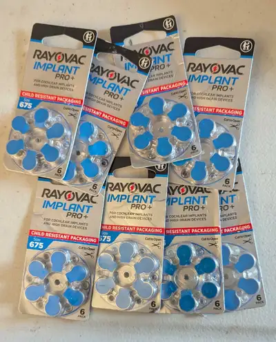 Cochlear Batteries for Hearing Aid Size 675, View more