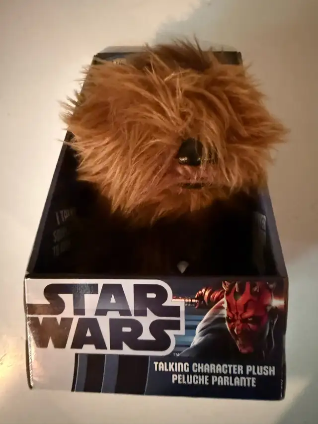 STAR WARS TALKING PLUSH CHEWBACCA NEW IN BOX