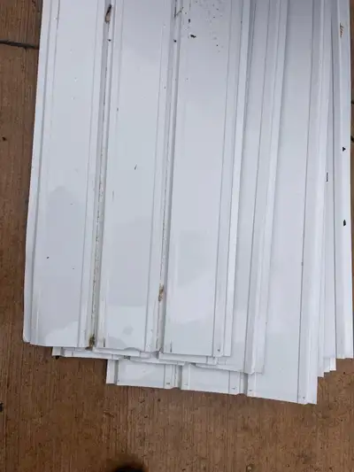 20 pieces of 10 foot white soffit. $20/sheet obo if you take all.
