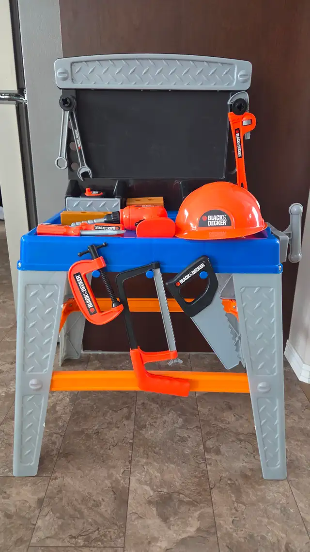 Kids Workbench with tools