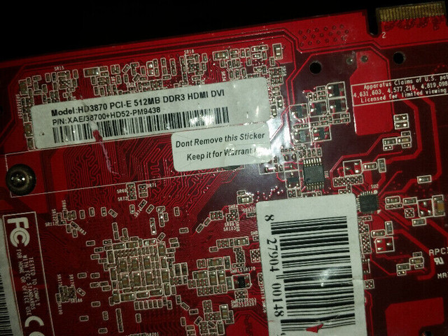 ATI Radeon HD 3870 $30 hdmi vga dvi pcie video card - MANY  pcie dans Autre  à Ville de Montréal - Image 3