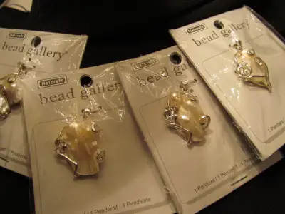 NEW Elegant Irregular Natural Freshwater Pearl Pendants, and Cry, View more