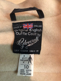 Gloverall made in England duffle coat