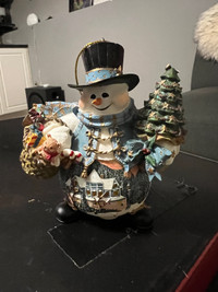 Thomas Kinkade Snowman Ornaments