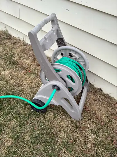 Hosemobile Hose Reel with Green Garden Hose, View more