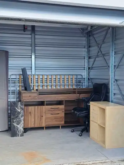 Home Office Desk and Matching Side Cabinet, View more