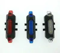 USB Rechargeable Bicycle LED Rear Light / LED Tail Light