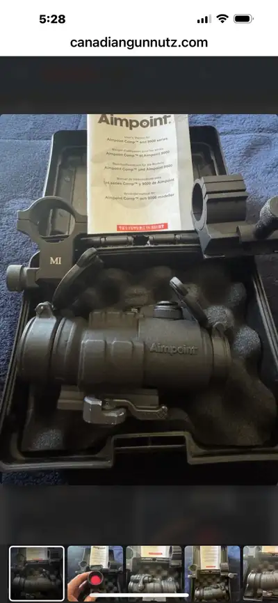 Aimpoint Comp M2 Red Dot Optic. , View more