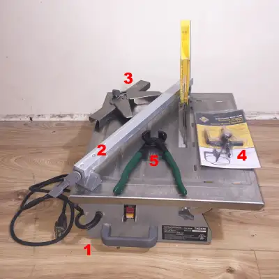 7-inch WET TILE SAW  & ACCESSORIES - Workforce THD550, View more