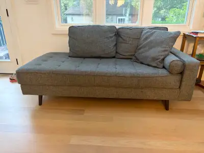 Sofa - Grey Zardoni Right-Hand Chaise, View more