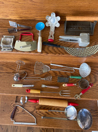 Antique kitchen utensils - the lot