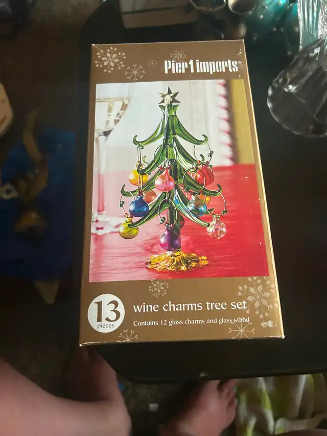 Pier 1 Imports Wine Charm Tree Set