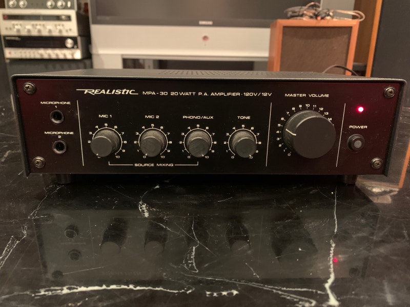 Realistic PA Amplifier Unused! General Electronics Kitchener
