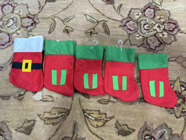 Christmas Stockings - for gift cards and decoration  in Holiday, Event & Seasonal in Calgary - Image 4