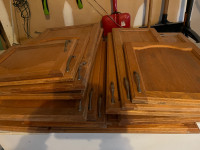 Used Oak wood  Kitchen Cabinet Doors