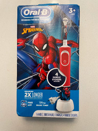 Oral B Rechargeable Toothbrush- Spiderman!- New and Sealed