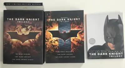 The Dark Knight Trilogy Limited Edition Giftset DVD Batman rises, View more