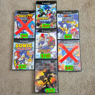 SONIC Games for Nintendo Gamecube ⎮ CIB Complete, View more