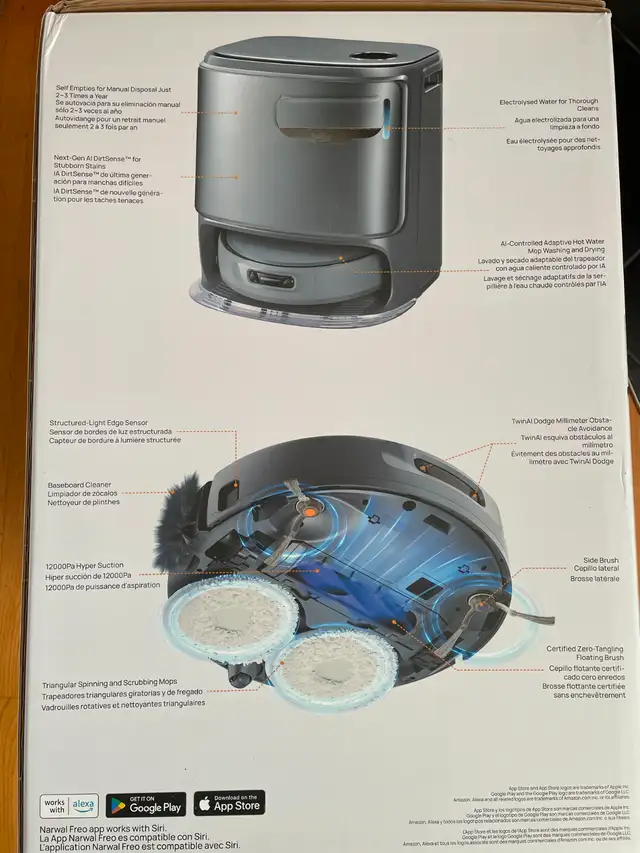 Narwal Freo Z Ultra Robot Vacuum & Mop in Vacuums in Winnipeg - Image 3