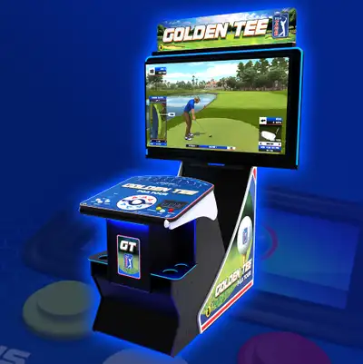 ️ Golden Tee Golf – Commercial Arcade Machine | Real Trackball, View more