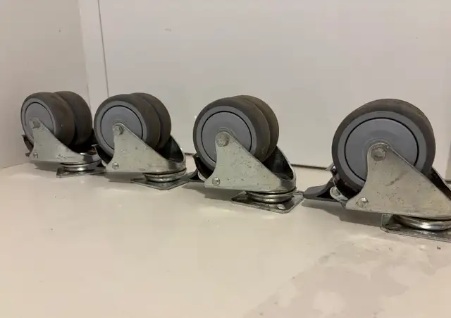 Blickle Germany 2” Heavy-Duty Swivel Casters w/ Brakes   in Other Business & Industrial in Bedford - Image 2