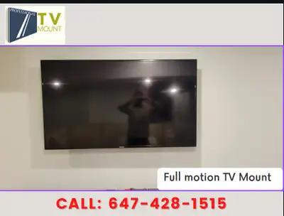 TV MOUNT INSTALLION Want that clean, floating TV look? We’ve got you covered! Serving Toronto, Missi...