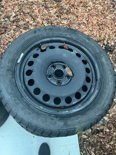 VW Winter Tires & Rims (Both Used for one season) Size: 215/55R17 $450 OBO