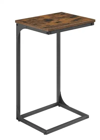 VASAGLE C-Shaped End Table, Side Table for Sofa, View more